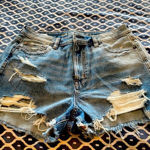 American Eagle blue Jean shorts nwot size 8